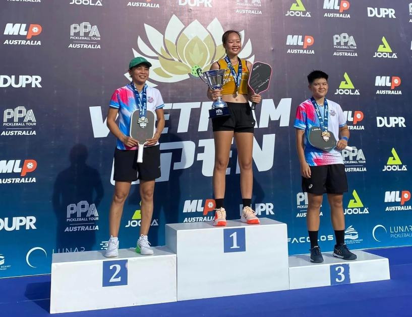 Tay vợt trẻ 16 tuổi giành HCV tại PPA Tour Australia - Vietnam Open