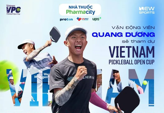 “Thần Đồng” Quang Dương sẽ tham dự giải Vietnam Pickleball Open Cup 2024 (VPC)