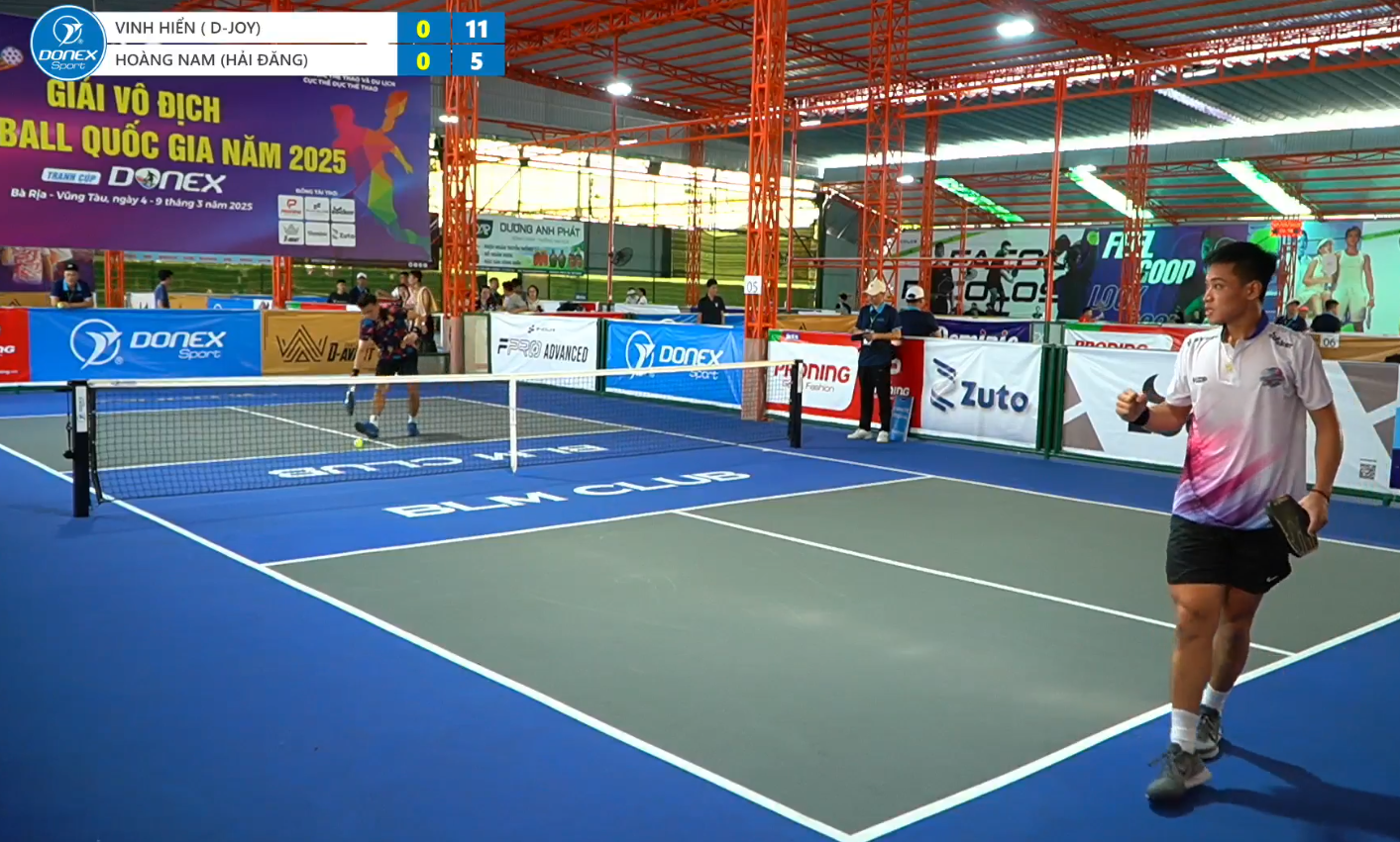 Trương Vinh Hiển Đánh Bại Lý Hoàng Nam, Tiến Vào Chung Kết Giải Vô Địch Pickleball Quốc Gia 2025