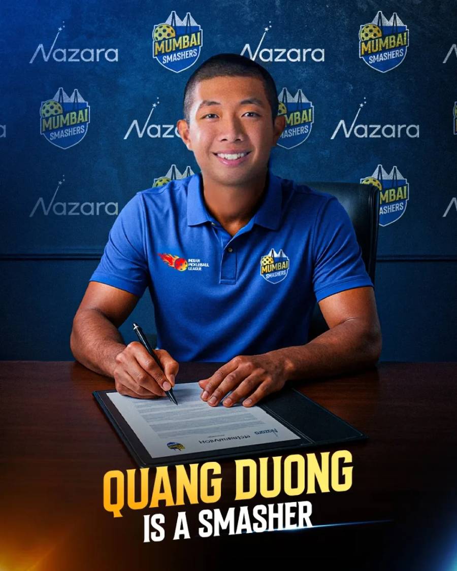 Mumbai Smashers “chơi lớn”chiêu mộ tay vợt số 3 thế giới Quang Dương