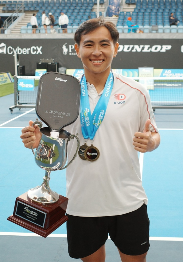 Lần đầu Việt Nam có tay vợt đăng quang tại giải pickleball thuộc Australian Open