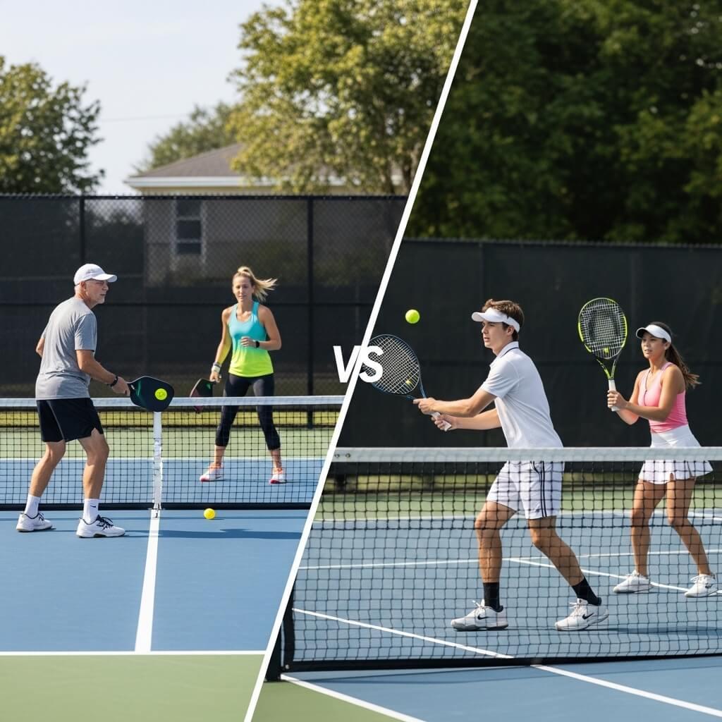 Sự Khác Nhau Giữa Pickleball Và Tennis: Người Mới Nên Chọn Môn Nào?